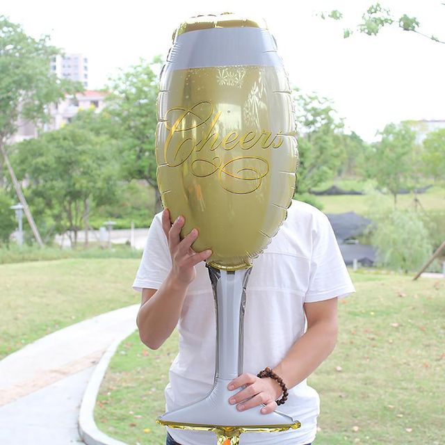 Party Propz Champagne Glass Foil Balloon For Party Decoration